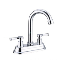Newest selling Luxury Bathroom water tap basin faucet, 4inch Double handle basin mixer faucet